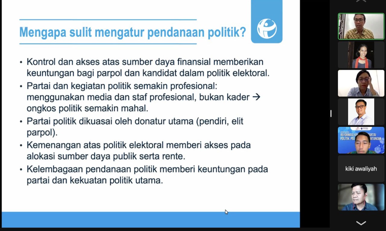 Publikasi Laporan Keuangan, Syarat Wajib menuju Transparansi dan akuntabilitas Keuangan Partai Politik