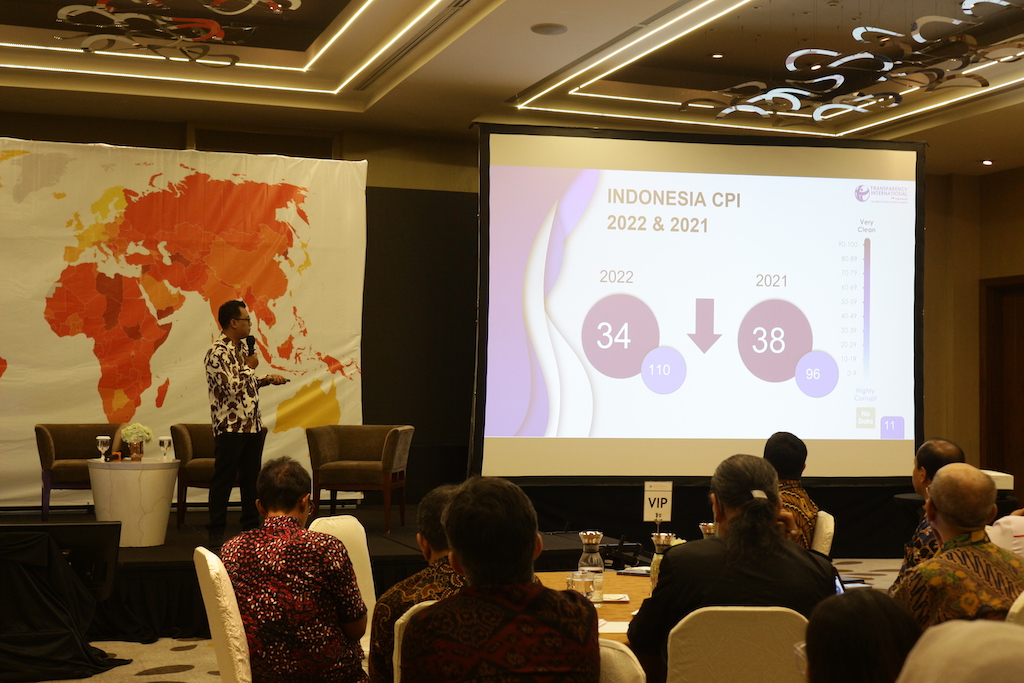 ”INDEKS PERSEPSI KORUPSI INDONESIA 2022 MENGALAMI PENURUNAN TERBURUK SEPANJANG SEJARAH REFORMASI”
