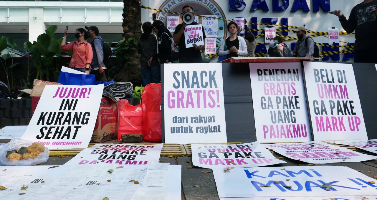 Koalisi MBG Watch: Aksi Geruduk BGN sebagai Tuntutan Moratorium Total dan Audit Tata Kelola Proyek Makan Bergizi Gratis